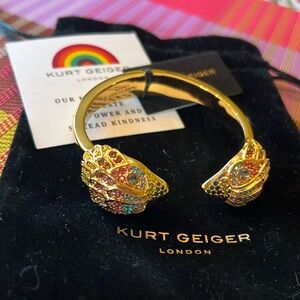 Kurt Geiger Hinged eagle cuff